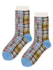 Madras Crew Sock