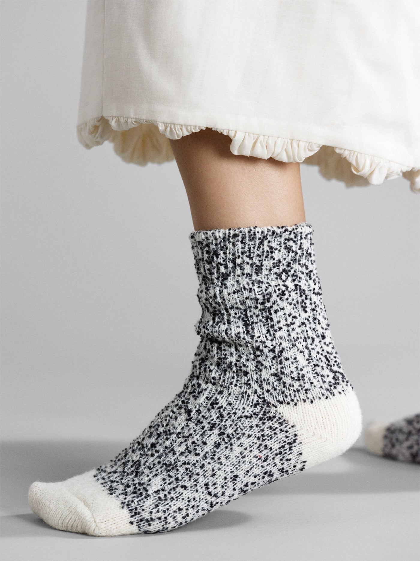 Disco Short Crew Sock - Cookies & Cream