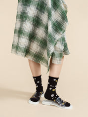 Cat Eye Crew Sock