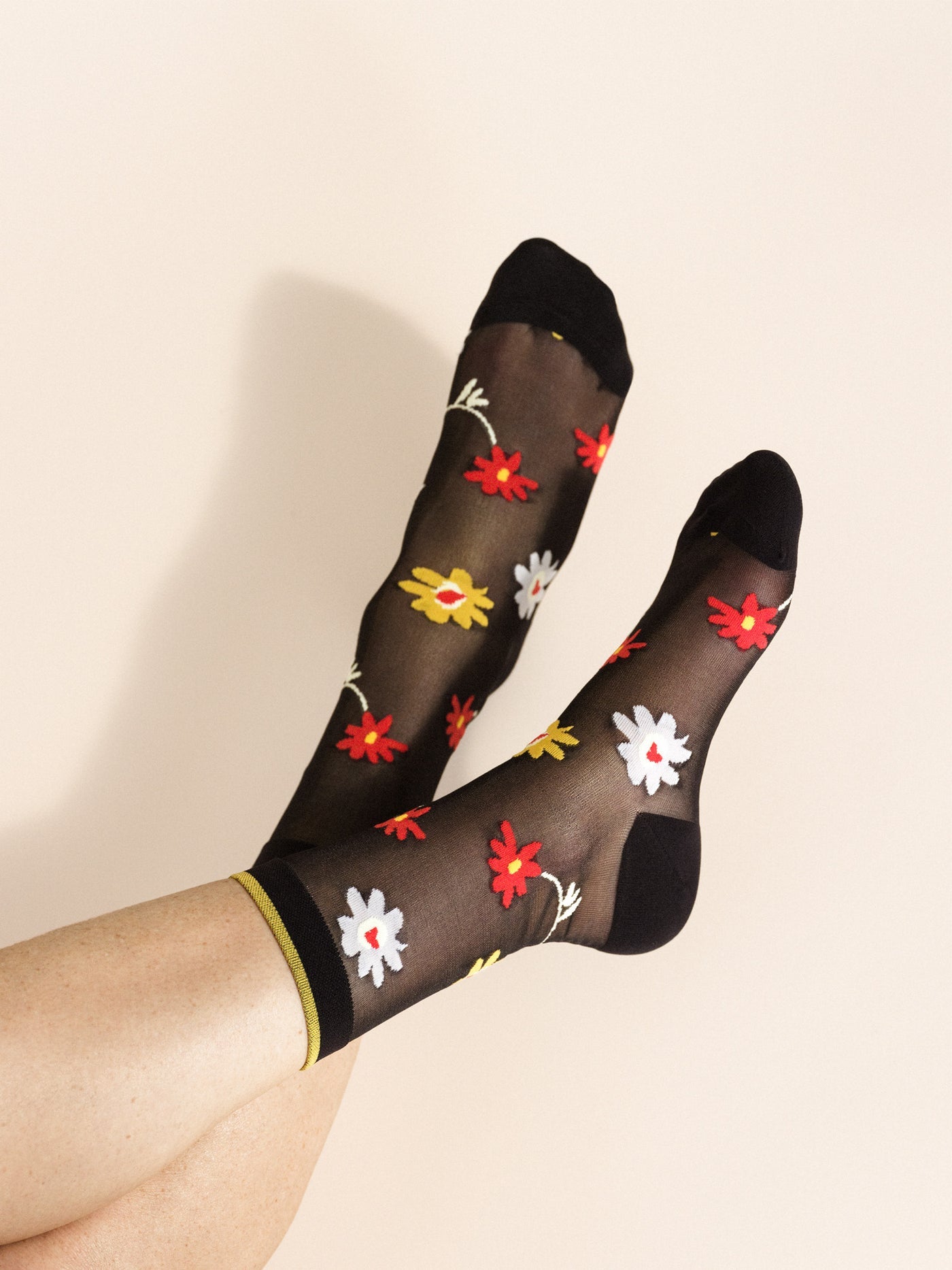 Louann Sheer Crew Sock