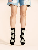 Blooming Daisy Short Crew Sock