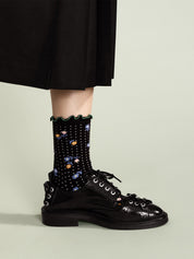 Dottie Floral Crew Sock