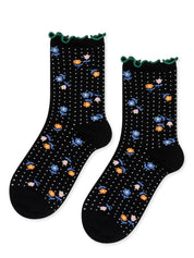 Dottie Floral Crew Sock