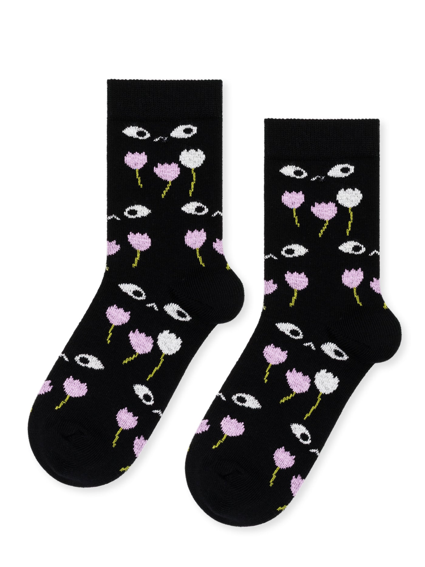 Kids Mini Cat Eyes Crew Sock