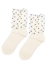 Dotted Tulle Overlay Crew