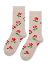 Sporatic Rose Cashmere Crew Sock