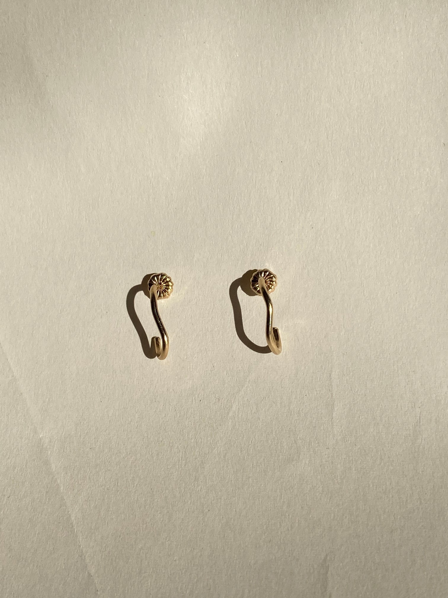 Ripple Earrings - Gold-Fill