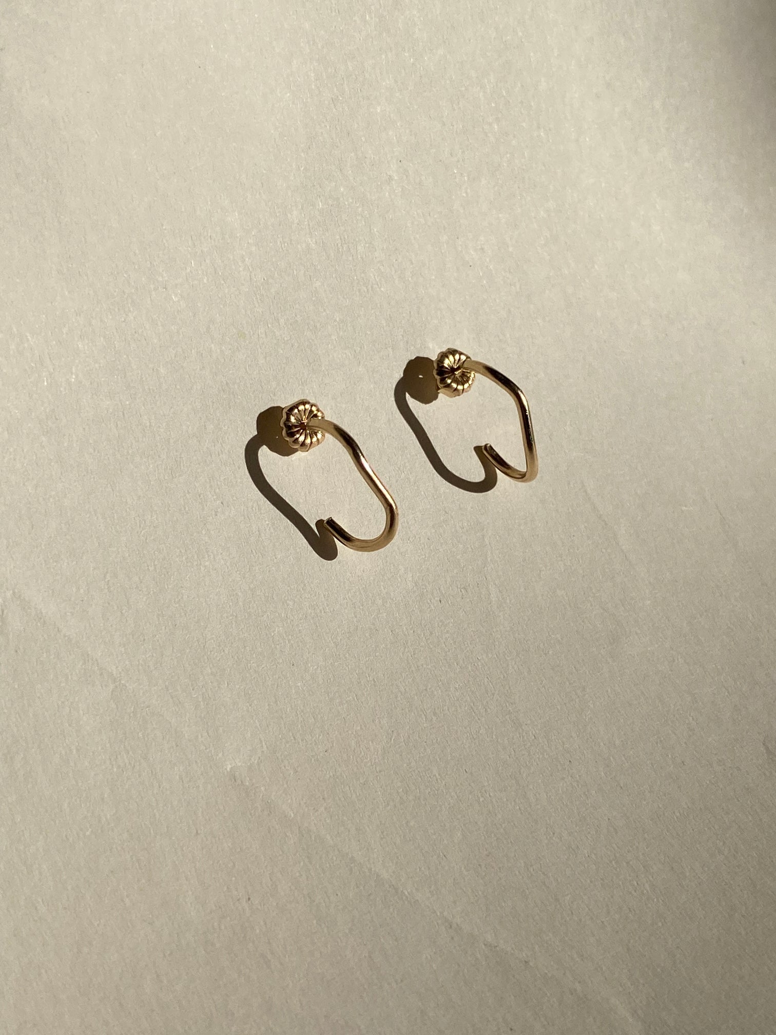 Ripple Earrings - Gold-Fill