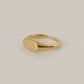 Wyatt Signet Ring - Gold Plated Brass
