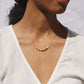 Prisma Necklace - Rose/Lime