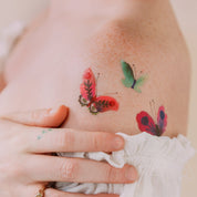 Butterfly Frenzy Tattoo Sheet