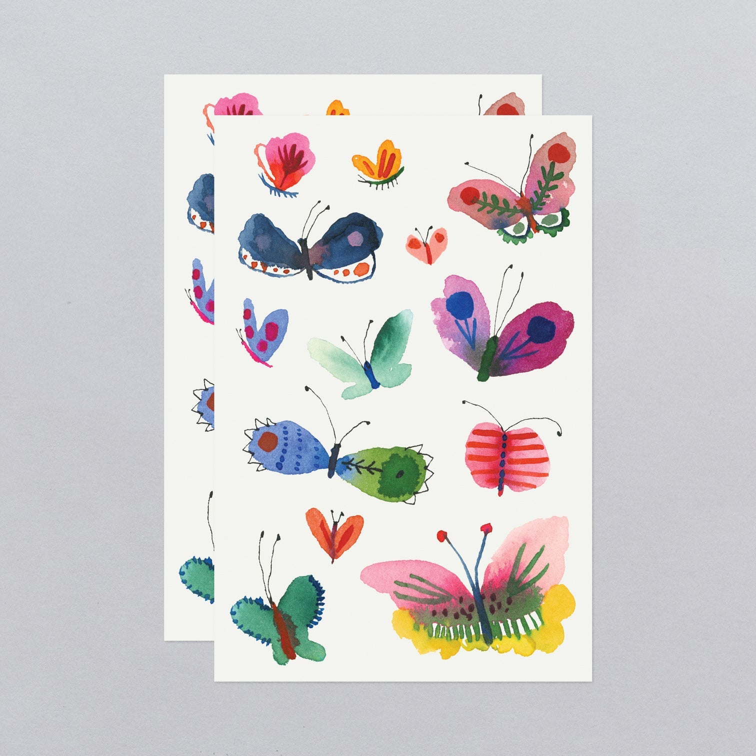 Butterfly Frenzy Tattoo Sheet