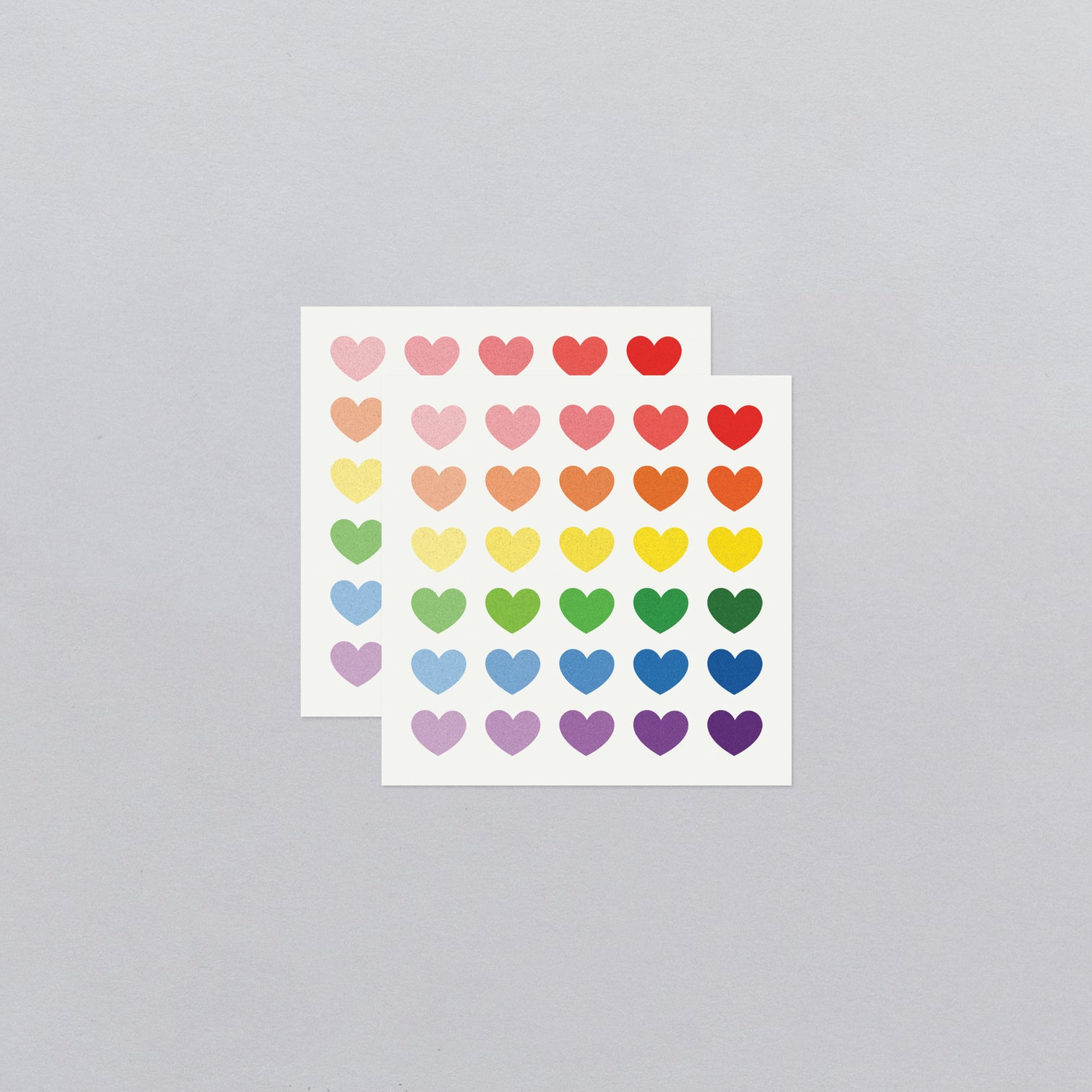 Glitter Hearts Tattoo Pair