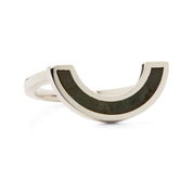 Rainbow Ring - Green Jade, Sterling Silver