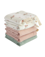 Muslin Cotton Washcloth 5-Pack