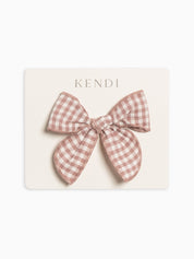 Poplin Bow Clip