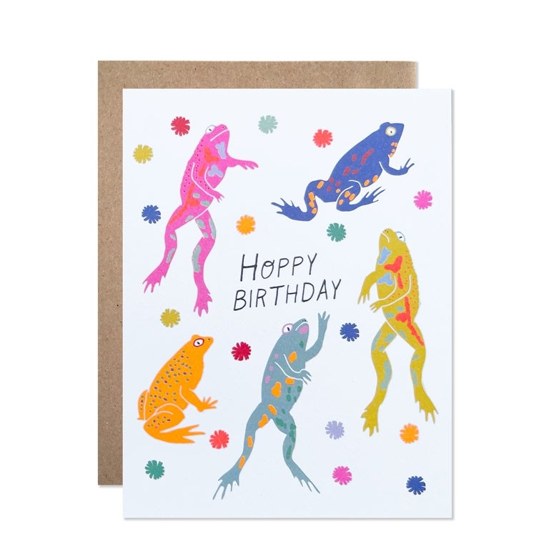 Hoppy Birthday Card