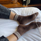 Mahogany Girlfriend Socks