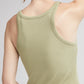 Vintage Rib Tank - Green Fatigues