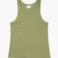 Vintage Rib Tank - Green Fatigues