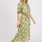 Somerset Long Dress - Camelia Bloom