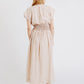 Granada Dress - Bronze Stripe