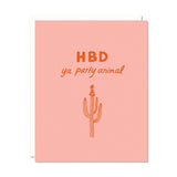 HBD, Ya Party Animal Card