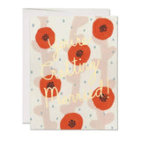 Wedding Poppies Card