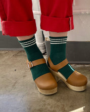 Hunter Green Girlfriend Socks