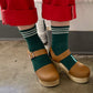Girlfriend Socks - Hunter Green