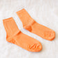 Tangerine Her Socks