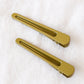 Triangle Hair Clip - Olive
