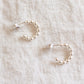Lil Vesper Hoops - Silver