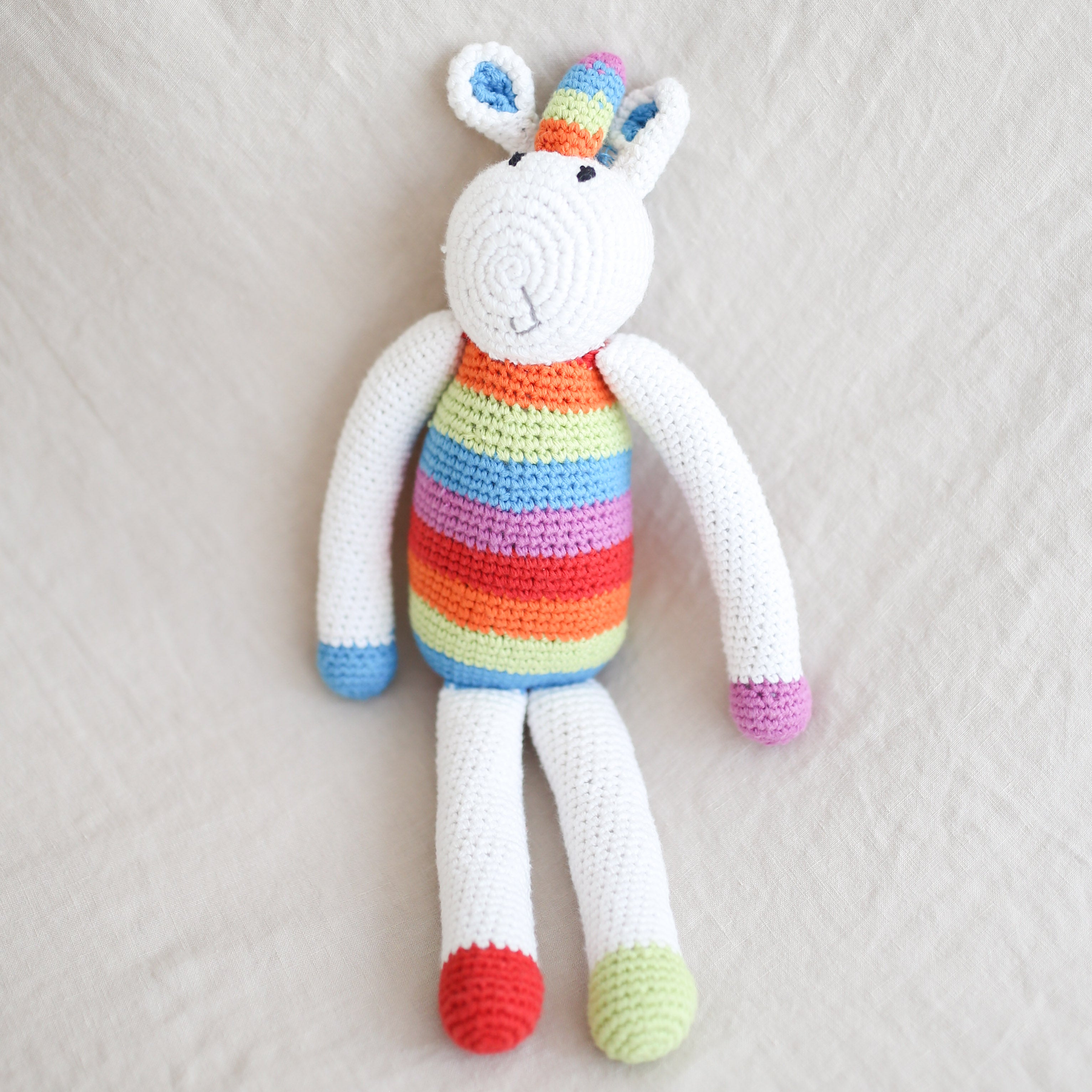 Pebble Unicorn Rattle