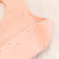 Silicone Baby Bib - Powder Pink Confetti
