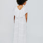 Capri Dress - White Fringe