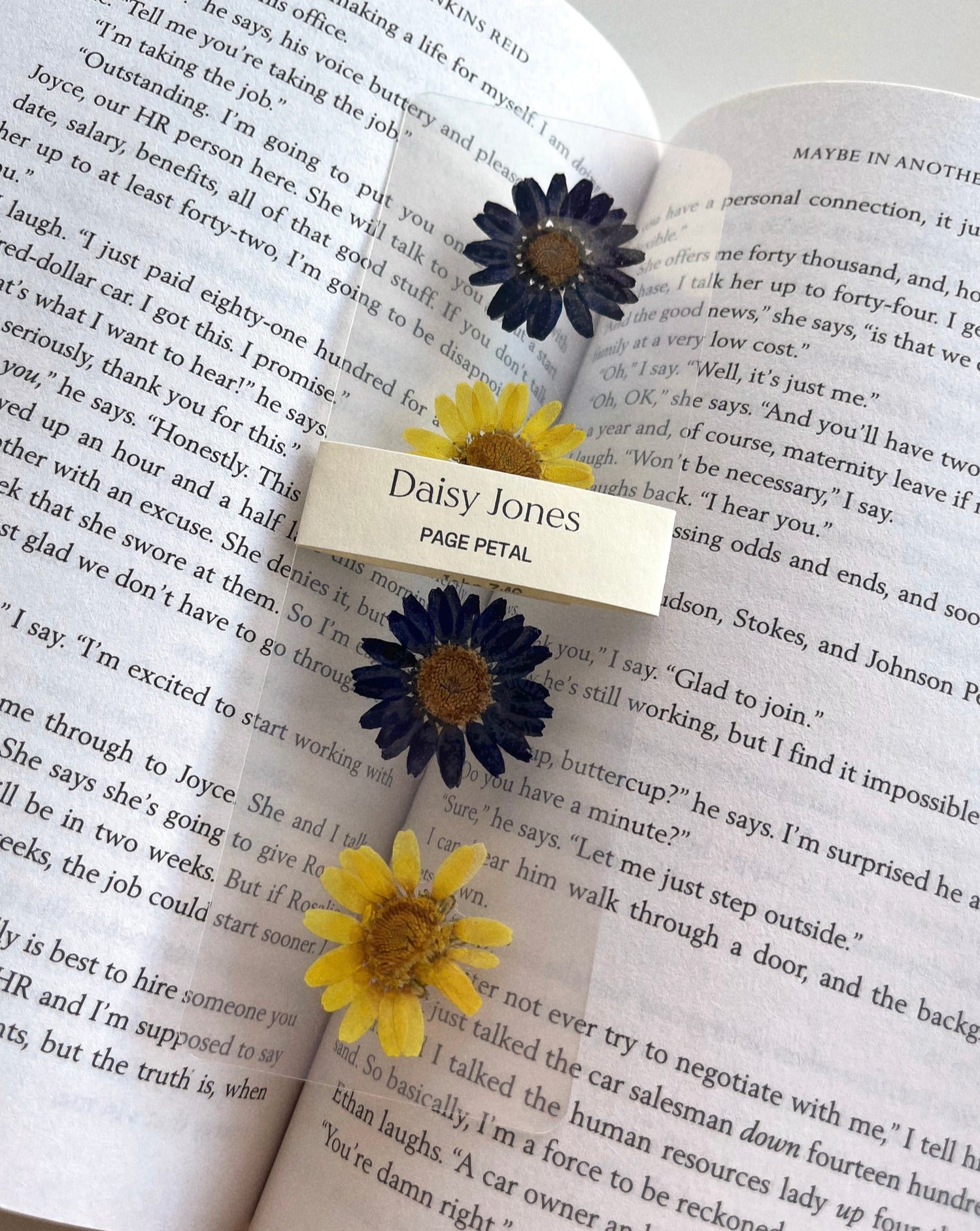 Pressed Flower Bookmark