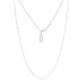 Domino Necklace - Silver