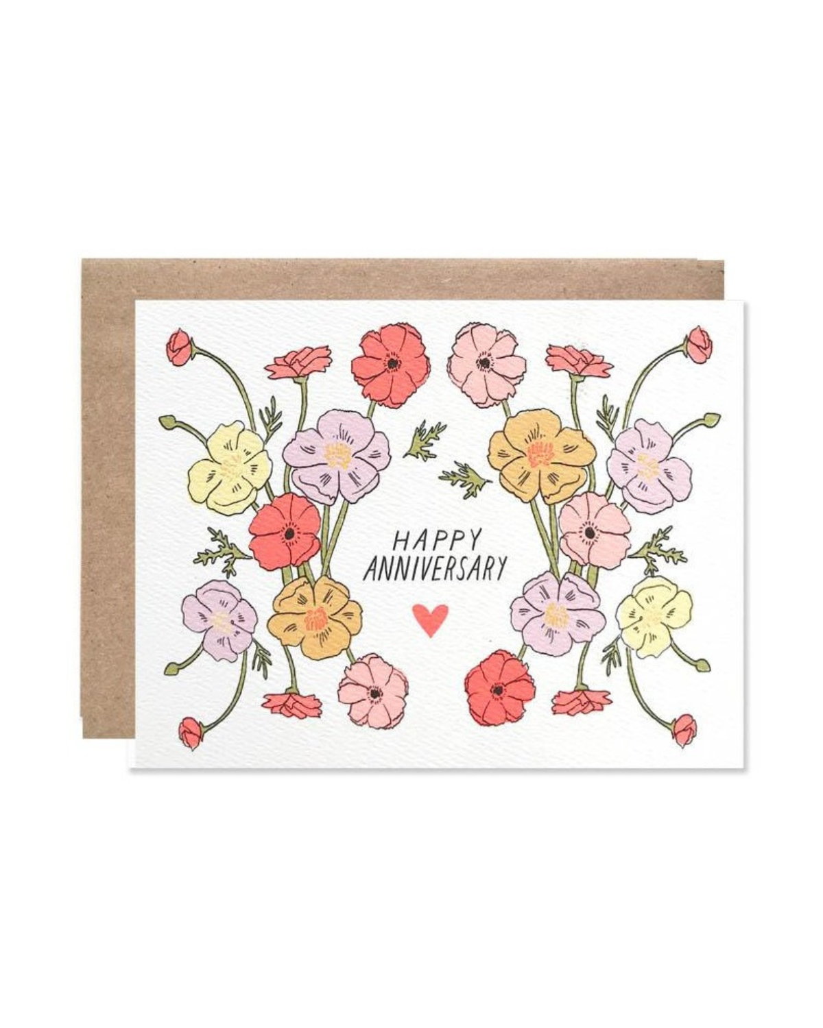 Anniversary Poppies Card