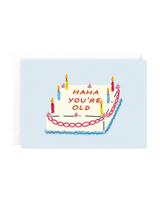 Haha Cake Card