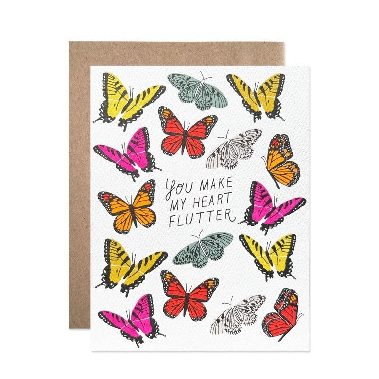 You Make My Heart Flutter Card
