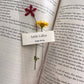 Pressed Flower Bookmark - Addie LaRue