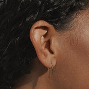 Tiny Latch Earrings - Gold Fill